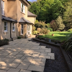 Patio area after pressure washing, Belstead, Ipswich, Suffolk